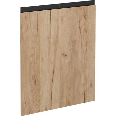Façade de cuisine R-Line, Chêne de force doré, 59.2x71.3cm façade de meuble pour meuble bas, Vicco (1/5)