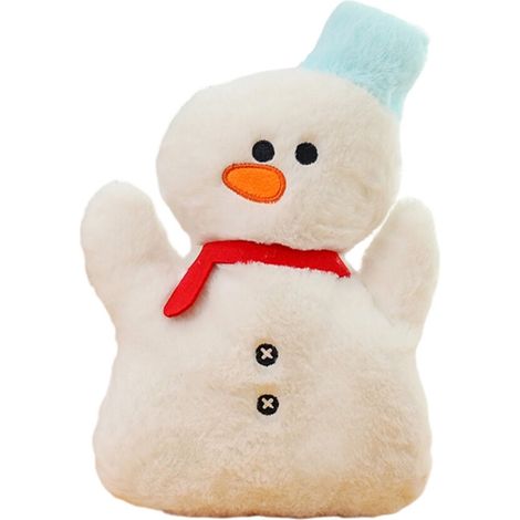 Peluche natalizio di Babbo Natale/renna e pupazzo di neve, 50 cm