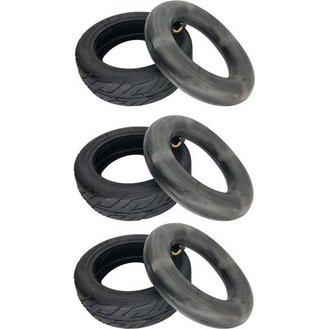Adecuado para tres cámaras de aire de neumáticos de exterior 10X2.70-6.5, accesorios para neumáticos inflables de patinetes eléctricos y bicicletas de equilibrio.