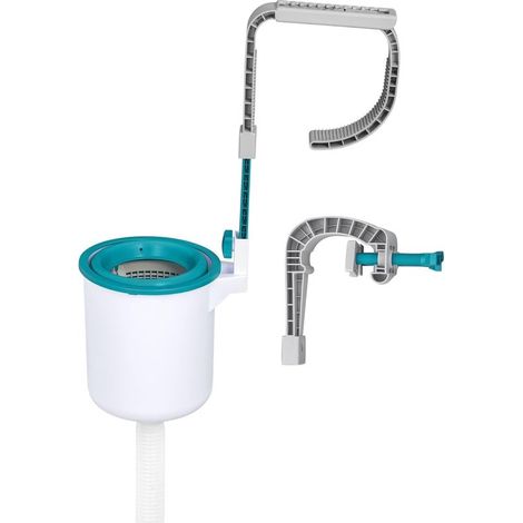 Oberflächenskimmer für Schwimmbecken, Reinigungsgerät für Schwimmbecken, weiß (1/5)