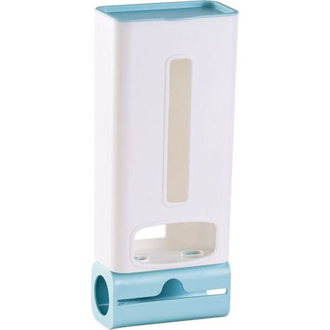 Distributeur de sacs poubelles, support de sac en plastique, organisateur de sacs en plastique suspendus pour sacs poubelles en plastique, accessoires de cuisine et de salle de bains