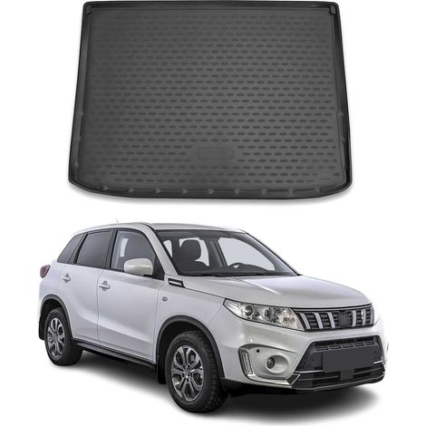 OMAC Tapis De Coffre Compatible avec Suzuki Vitara 2015-2024 en Caoutchouc Noir (1/5)