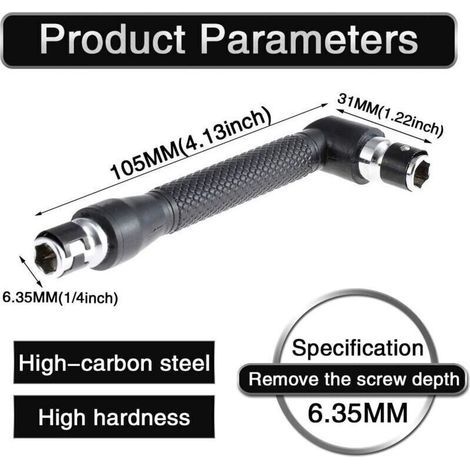 Mini Tournevis Multifonction avec Embouts Torx, Hexagonaux et Plats – Poignée Ergonomique Double Tête, Adapté pour Électronique et Précision (1/5)