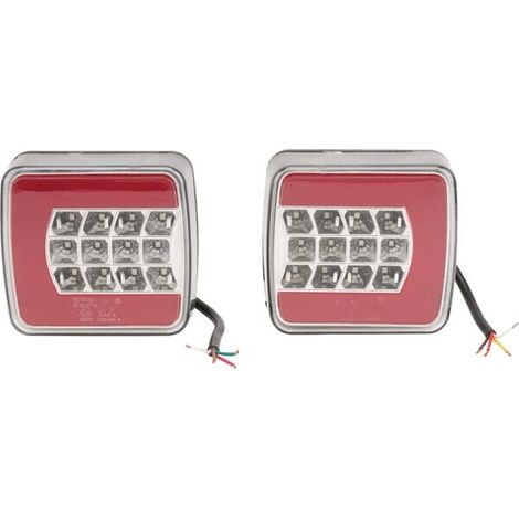 Luz trasera LED'rectangular 12/24 V. 98,8 x 106,5 x 35,0 mm gopart GOPART LA99195