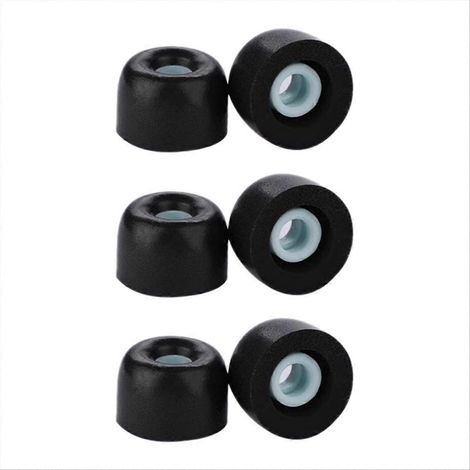 Coussinets d'oreille en mousse à mémoire de forme pour casque Bluetooth -1000XM4 Noir - Taille L (1/5)