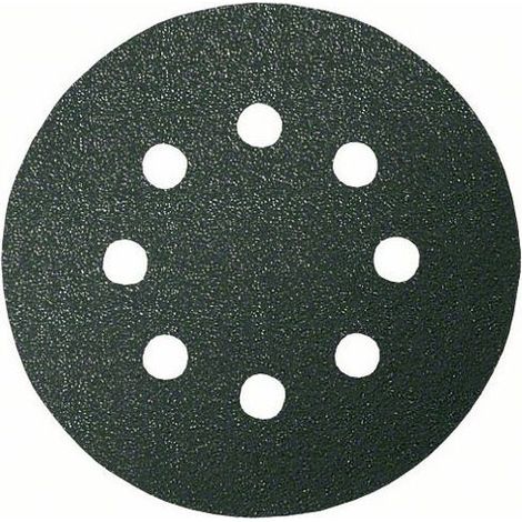 Disque abrasif F355 - Ø 125 mm 8 trous - Grain 240 5 pièces - 2608605119 - Disque abrasif F355 - Ø 125 mm 8 trous - Grain 240 5 pièces - 2608605119 (1/5)
