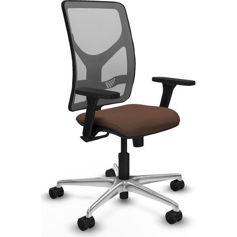 Silla de oficina piqueras y crespo Motilla gris malla cómoda (1/2)