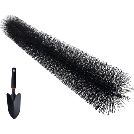 Brosse de Gouttière, Longueur Totale 80 Pi, Diamètre 4,33 Pouces, Nettoyage Sol de Gouttières, Protection Anti-Feuilles pour Gouttières de 5 Pouces, Élimine Facilement Feuilles et Débris, Lot de 27 (1/5)