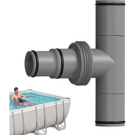 Adaptateur de Tuyau pour Piscine - Raccord de Connexion Universel, Accessoire de Remplacement pour Pompe et Filtration Pièce de Jonction Étanche pour Tuyauterie Spa et Bassin Connecteur Pratique p