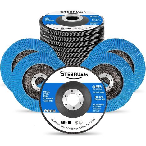 Fächerscheiben 115 mm 12 Stück Blau115 MM 12 PCS 120er K&xF6rn (1/5)