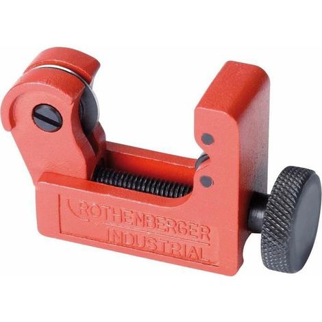 Rothenberger Mini cortatubos rojo compacto y ligero