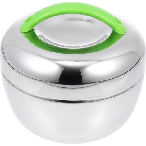 Boîte à bento portable en acier inoxydable double paroi de 800 (1/5)