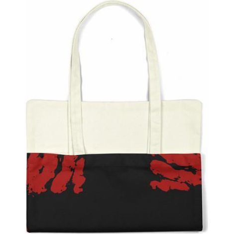 Sac Shopping - Coton - Noir - 34 x 40 cm - Réutilisable - 1 Pièce (1/4)
