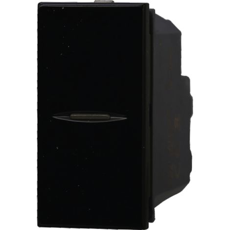 Invertitore 1P 16A compatibile Bticino Axolute colore nero Ettroit AN0901 (1/3)