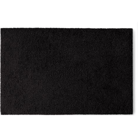 Fußmatte Domenico Stilvolle und praktische Schmutzfangmatte Schwarz 50 x 80 cm