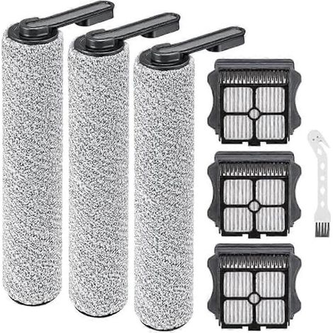 Ersatzteile für den kabellosen Staubsauger Tineco Floor ONE S5/Floor One S5 Pro 2: 3 rotierende Bürsten, 3 HEPA-Filter (1/5)