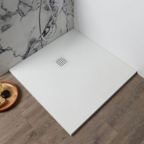 Weisse Kunststein-Duschwanne 900 X 900 Mm   Muse