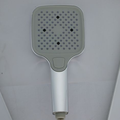 Pomme de douche 1 fonction P32, couleur argent, 12 cm × 25 cm (1/5)