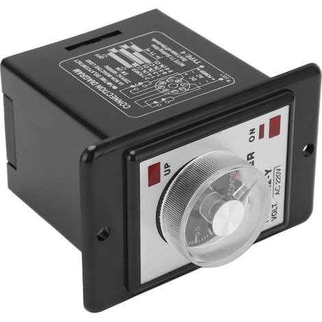 Relais Temporisateur 0-3s AH2-Y 3S Précision ABS Laiton Commande Temporisation 8 Broches Équipement Automatisation 220VAC (1/5)