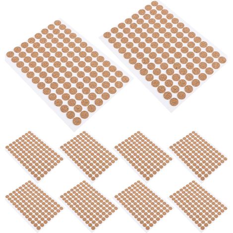 500 Pièces Coussinets Adhésifs en Liège Auto-adhésifs Ronds 12mm Antidérapants pour Protéger Surfaces et Objets Fragiles Cuisine et Salle à Manger (1/5)