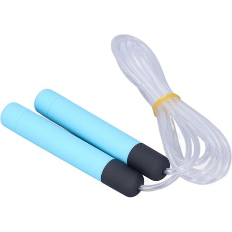 Corde à sauter LED lumineuse, corde fitness pour entraînement cardio et perte de poids, sport maison et extérieur (1/5)