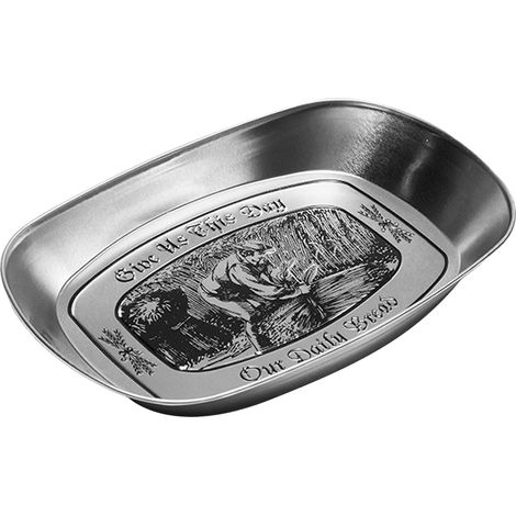 Assiette rétro européenne en fer-blanc forme bateau, plateau vintage en métal pour snacks et fruits, style récolte (1/5)