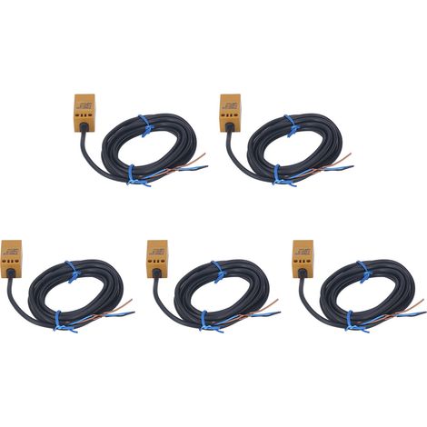 Lot de 5 Détecteur de Proximité TL-Q5MC1, Capteur inductif 200mA, Deux fils Normalement Ouvert, Alimentation 10-30VDC (1/5)