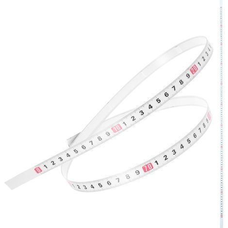 Ruban Adhésif de Mesure Métrique en Acier Revêtement Nylon Résistant, Auto-adhésif, Flexible pour Établi de Travail, Mesure Précise, 1 Mètre, Usage Industriel (1/5)