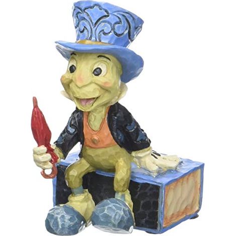 Enesco Disney Tradition By Jim Shore Il Grillo Parlante Mini Figurina, Pvc, Multicolore, 4x5x7 cm (1/4)