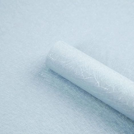 1 Rolle (0,4 x 3 Meter) selbstklebende, wasserdichte Vinyltapete in Himmelblau für Möbel, geeignet für Wände, Schränke und Tische in Schlafzimmern (1/5)