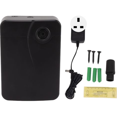 Scent Air Machine Smart Scent Diffuser Aromatherapy Diffuser for Home Hotels Bars Built in Fan 100‑240V Black UK Plug