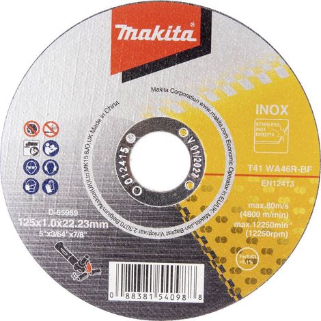 Makita D-65969-50 Jeu de disque à tronçonner 125 mm 50 pc(s)