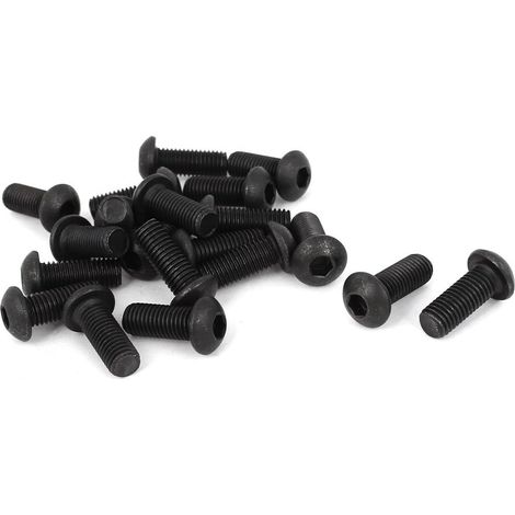 1/4-28 x 5/8' 'UNF 10.9 Alliage Steel Innensechskant Kopf Maschinenschrauben Schwarz 20 Stck