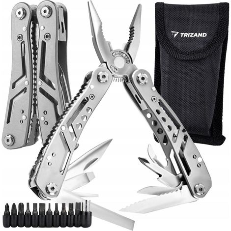 Northix 19173 Coltello multifunzione 13 attrezzi acciaio inox