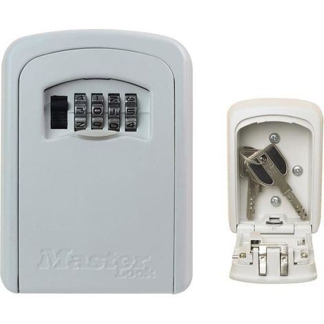 Filiyano-Coffre à clés sécurisé MASTER LOCK - Format M - Blanc - Coffre-fort à clés - Rangement sécurisé (1/5)