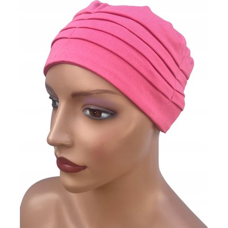 Turban en bambou pour femme Jaga 103, doublé, chapeau après chimiothérapie (1/5)