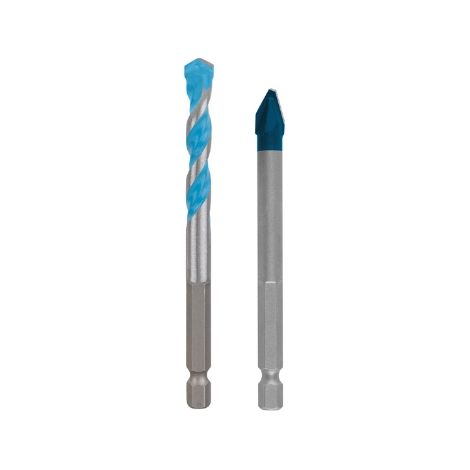 Juego de brocas Bosch Expert HEX 9 plata 8 mm