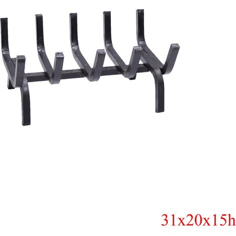 Bucialegna portalegna braciere in ferro per camino e barbecue 31x20x15h cm modello ECO