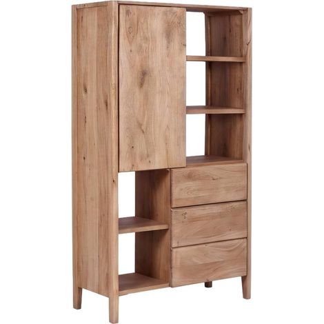 Bibliothèque en bois de manguier Frederica (1/4)