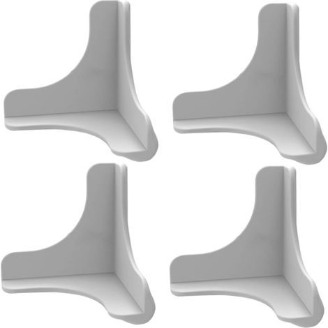 Lot de 4 protections d'angle anti-collision pour hotte de cuisine, masque de sécurité pour bébé, gel de silice (1/5)