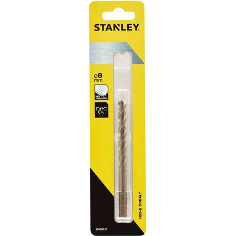 STANLEY STA50127 PUNTA AL COBALTO  8 MM