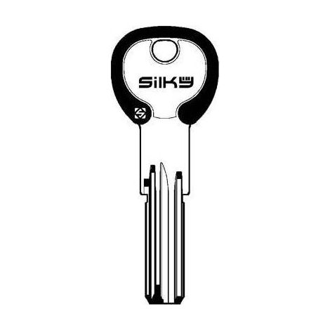 CHIAVE PUNZONATA ISEO IE26DZ SILKY SILCA - OTTONE NICHELATO - 5 pezzi