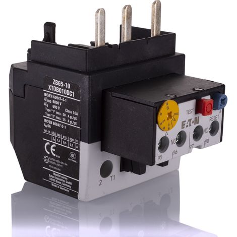 Relais thermique 6-10A 1F+1O EATON ZB65-10