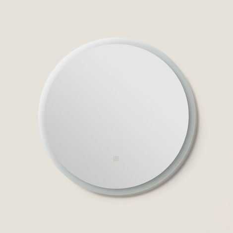 Specchio Bagno con Luce LED y Antiappannamento Ø60 cm Shala 2700K Bianco Caldo (1/5)