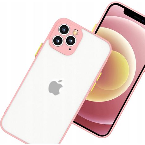 Custodia in silicone flessibile semitrasparente Milky Case per Samsung Galaxy A42 5G, colore rosa. (1/5)