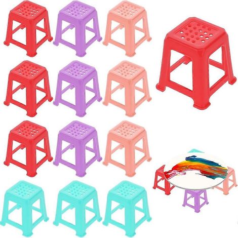 12 Leinwandmalstützen, erhöhte Mini-Rahmen, Pinselhalter, Set mit 12 Künstlerböcken, Leinwandrahmenstützen (1/5)