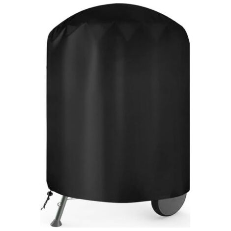 Funda para barbacoa de exterior, Ø 76 x 91 cm, fabricada en tejido Oxford 210D, impermeable, a prueba de polvo y resistente a los rayos UV, para barbacoas redondas.