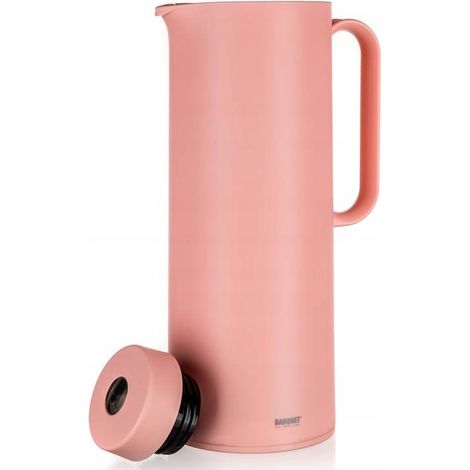 Banquet-Thermoskanne für Getränke, 1 l, rosa, Banquet-Innenglas (1/5)