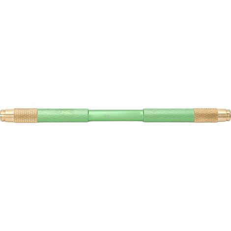 Manche de grattoir universel en alliage d'aluminium antidérapant à double tête, poignée ergonomique avec loquet en laiton, couleur cyan (1/5)