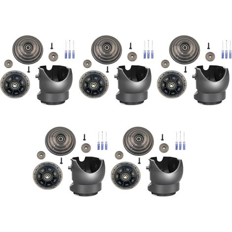 10 roues à billes en V + connecteur de rechange pour tête d'aspirateur V10 V11 V15 100W à couple élevé (1/5)